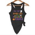 You Cant Scare Me Im A Preschool Teacher Flowy Tank, novelty gifts, funny gifts