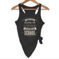 You Cant Scare Me I Teach Middle School Teacher Flowy Tank, novelty gifts, funny gifts