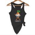 Carrate Karate Carrot Student Teacher Trainee Trainor Flowy Tank, novelty gifts, funny gifts