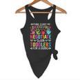 Childcare Teacher Negotiate With Toddlers Daycare Provider Men Women Girls Kids Flowy Tank, novelty gifts, funny gifts