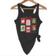 Christmas Teacher Stamps Flowy Tank, novelty gifts, funny gifts