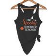 Computer Teacher Halloween Spooky Men Women Kids Flowy Tank, novelty gifts, funny gifts