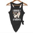Cow Teacher Lover Flowy Tank, novelty gifts, funny gifts