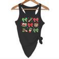 Cute Coquette Pencil Bow Christmas School Teacher Student Flowy Tank, novelty gifts, funny gifts Cute Coquette Pencil Bow Christmas School Teacher Student Flowy Tank, novelty gifts, funny gifts