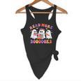 Cute Ghost Read More Books Lover Teacher Halloween Costume Flowy Tank, novelty gifts, funny gifts