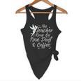 Disney Peter Pan Tinkerbell Teacher Pixie Dust And Coffee Flowy Tank, novelty gifts, funny gifts Disney Peter Pan Tinkerbell Teacher Pixie Dust And Coffee Flowy Tank, novelty gifts, funny gifts