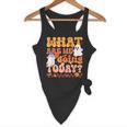 What Are We Doing Today Halloween PE Spooky Teacher Flowy Tank, novelty gifts, funny gifts What Are We Doing Today Halloween PE Spooky Teacher Flowy Tank, novelty gifts, funny gifts
