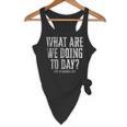 What Are We Doing Today PE Teacher Life Funny Men Women Kids Flowy Tank, novelty gifts, funny gifts