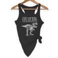 Lets Eat Kids Punctuation Saves Lives Dinosaur Teacher Flowy Tank, novelty gifts, funny gifts Lets Eat Kids Punctuation Saves Lives Dinosaur Teacher Flowy Tank, novelty gifts, funny gifts
