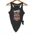 English Teacher Flowy Tank, novelty gifts, funny gifts English Teacher Flowy Tank, novelty gifts, funny gifts