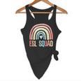 ESL Squad Teacher Crew Team Back To School English Rainbow Flowy Tank, novelty gifts, funny gifts ESL Squad Teacher Crew Team Back To School English Rainbow Flowy Tank, novelty gifts, funny gifts