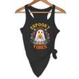 Espooky Vibes Spanish Mexican Halloween Ghost Teachers Flowy Tank, novelty gifts, funny gifts