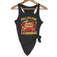 Fall In Love With Learning Pumpkin Thanksgiving Teacher Fall Flowy Tank, novelty gifts, funny gifts Fall In Love With Learning Pumpkin Thanksgiving Teacher Fall Flowy Tank, novelty gifts, funny gifts