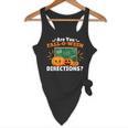 Are You Fall O Ween Directions Halloween Teacher Retro Flowy Tank, novelty gifts, funny gifts