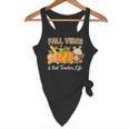 Fall Vibes And That Teacher Life Autumn Thanksgiving Flowy Tank, novelty gifts, funny gifts Fall Vibes And That Teacher Life Autumn Thanksgiving Flowy Tank, novelty gifts, funny gifts