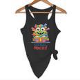 Feed The Reading Monster Halloween Teacher Flowy Tank, novelty gifts, funny gifts