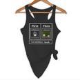 First Caffeinate Then Educate I Am Earning A Break Teacher Flowy Tank, novelty gifts, funny gifts