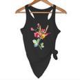 Flower American Sign Language ASL Teacher Teaching Deaf Flowy Tank, novelty gifts, funny gifts