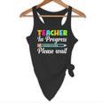Future Teacher Cool Teacher In Progress Please Wait Flowy Tank, novelty gifts, funny gifts Future Teacher Cool Teacher In Progress Please Wait Flowy Tank, novelty gifts, funny gifts