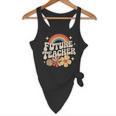 Future Teacher Kids Youth Girls Rainbow Pre-k Kindergarten Flowy Tank, novelty gifts, funny gifts