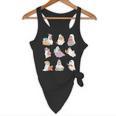 Ghost Book Reading Halloween Books Lover Teacher Kids Flowy Tank, novelty gifts, funny gifts