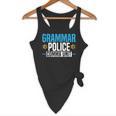 Grammar Police Comma Unit English Teacher Grammar Teacher For Men Women Flowy Tank, novelty gifts, funny gifts