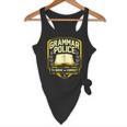 Grammar Police To Serve And Correct English Teacher Flowy Tank, novelty gifts, funny gifts Grammar Police To Serve And Correct English Teacher Flowy Tank, novelty gifts, funny gifts