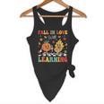 Groovy Fall In Love With Learning Autumn Pumpkin Teacher Flowy Tank, novelty gifts, funny gifts Groovy Fall In Love With Learning Autumn Pumpkin Teacher Flowy Tank, novelty gifts, funny gifts