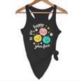 Groovy Happy To See Your Face Teacher School Appreciation Flowy Tank, novelty gifts, funny gifts
