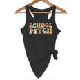 Groovy Retro School Psych Teacher School Psychologist For Men Women Girls Kids Flowy Tank, novelty gifts, funny gifts