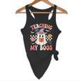 Groovy Teaching My Boos Teacher Ghost Halloween Teacher Flowy Tank, novelty gifts, funny gifts