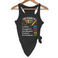 Growth Mindset Teacher Power Of Yet Inspirational Flowy Tank, novelty gifts, funny gifts