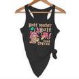 Half Teacher Half Iced Coffee Back To School Flowy Tank, novelty gifts, funny gifts Half Teacher Half Iced Coffee Back To School Flowy Tank, novelty gifts, funny gifts