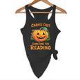 Halloween Teacher Librarian Pumpkin Reading Books Men Women Kids Flowy Tank, novelty gifts, funny gifts Halloween Teacher Librarian Pumpkin Reading Books Men Women Kids Flowy Tank, novelty gifts, funny gifts