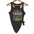 Halloween Teacher Will Trade Students For Candy Women Men Flowy Tank, novelty gifts, funny gifts Halloween Teacher Will Trade Students For Candy Women Men Flowy Tank, novelty gifts, funny gifts