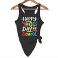 Happy 100th Day Of School 100 Days Of School Teacher Student Flowy Tank, novelty gifts, funny gifts