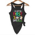 Happy First Day Of School Teacher Back To School Student Flowy Tank, novelty gifts, funny gifts Happy First Day Of School Teacher Back To School Student Flowy Tank, novelty gifts, funny gifts