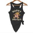Happy Fri Yay Retro French Fries Friday Lovers Fun Teacher Flowy Tank, novelty gifts, funny gifts