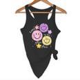 Happy To See Your Face Teacher Flower Back To School Flowy Tank, novelty gifts, funny gifts