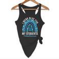 Happy Teacher I Wear Blue For My Students Autism Awareness Flowy Tank, novelty gifts, funny gifts Happy Teacher I Wear Blue For My Students Autism Awareness Flowy Tank, novelty gifts, funny gifts