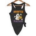 Haunted By Fractions Math Halloween Teacher Flowy Tank, novelty gifts, funny gifts