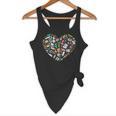 Heart Shape Art Teacher And Painting Sketching Artist Flowy Tank, novelty gifts, funny gifts Heart Shape Art Teacher And Painting Sketching Artist Flowy Tank, novelty gifts, funny gifts
