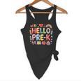 Hello Pre-K Back To School Teacher Student Fun Graphic Tee Flowy Tank, novelty gifts, funny gifts Hello Pre-K Back To School Teacher Student Fun Graphic Tee Flowy Tank, novelty gifts, funny gifts