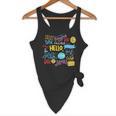 Hello Word In Different Languages Travel And Teacher Lover Flowy Tank, novelty gifts, funny gifts