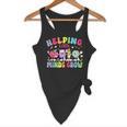 Helping Little Minds Grow Teacher Life Back To School Flowy Tank, novelty gifts, funny gifts Helping Little Minds Grow Teacher Life Back To School Flowy Tank, novelty gifts, funny gifts