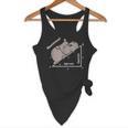 Hippotenuse Hippo Angle Function Hypotenuse Math Teacher Flowy Tank, novelty gifts, funny gifts