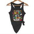 I'm Not Short I'm A Pre-K Teacher Size Back To School Flowy Tank, novelty gifts, funny gifts