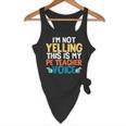 I'm Not Yelling This Is My PE Teacher Voice Flowy Tank, novelty gifts, funny gifts