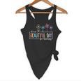 It's a Beautiful Day For Learning Teacher Students Women Flowy Tank, novelty gifts, funny gifts