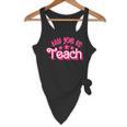 My Job Is Teach Pink Retro Female Teacher Life Women Flowy Tank, novelty gifts, funny gifts My Job Is Teach Pink Retro Female Teacher Life Women Flowy Tank, novelty gifts, funny gifts